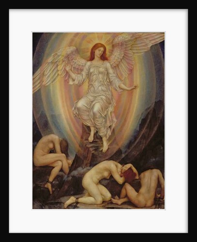 The Light Shineth in Darkness and the Darkness Comprehendeth It Not, 1906 by Evelyn De Morgan