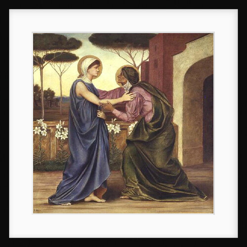 Salutation or The Visitation, 1883 by Evelyn De Morgan