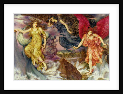 The Storm Spirits, 1900 by Evelyn De Morgan
