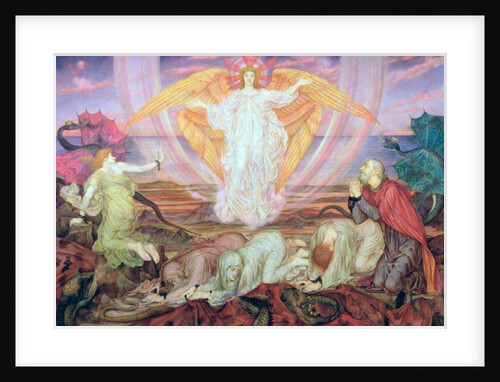 Death of the Dragon, 1914 by Evelyn De Morgan