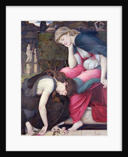 Patience on a Monument smiling at Grief, exh. 1884 by John Roddam Spencer Stanhope