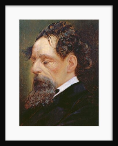 Portrait of Charles Dickens 1871 by Frederick Sargent