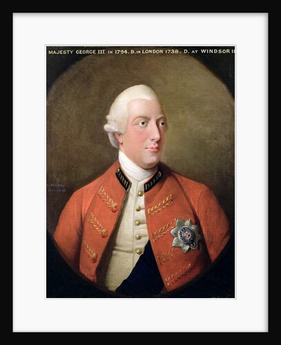 Portrait of George III 1794 by David Dodd