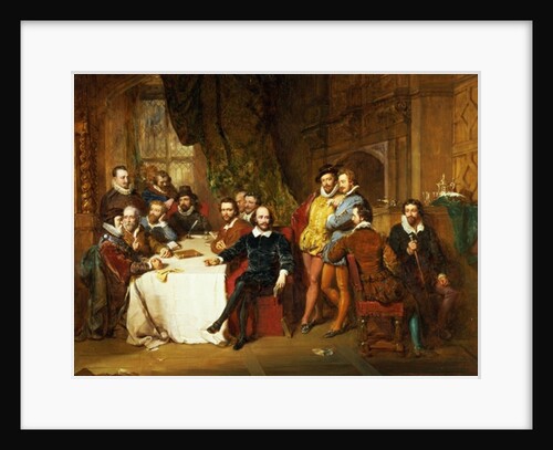 Shakespeare and his Friends at the Mermaid Tavern, 1850 by John Faed