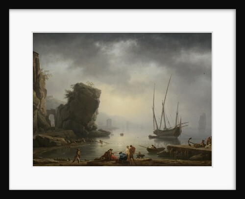 Mediterranean Coastal Scene, 1746 by Antoine Charles Horace Vernet