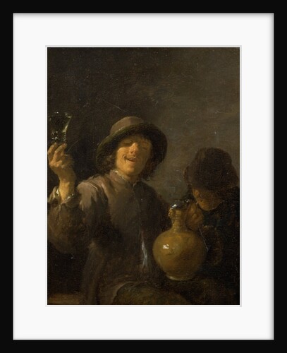 Two Boors drinking by David the Younger Teniers