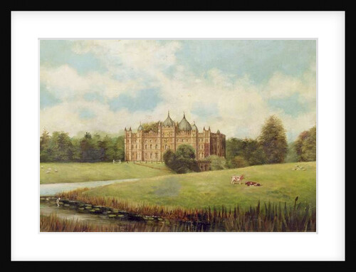 Tong Castle across the Meadows by English School