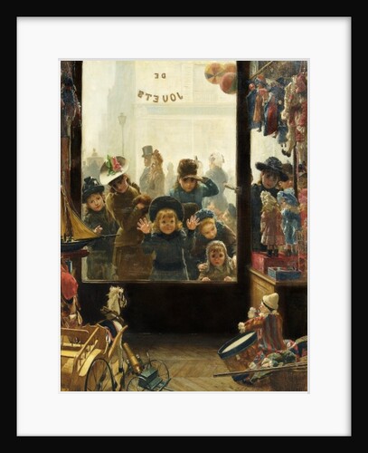The Toyshop Window by Timoleon Marie Lobrichon