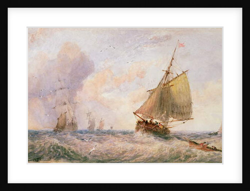Shipping off Whitby, 1879 by George Weatherill
