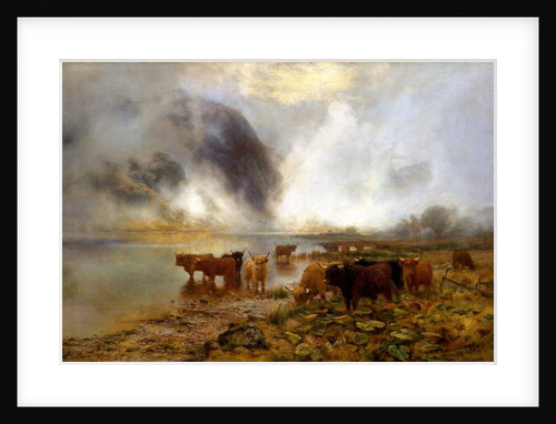 A Highland Loch, 1899 by Louis Bosworth Hurt