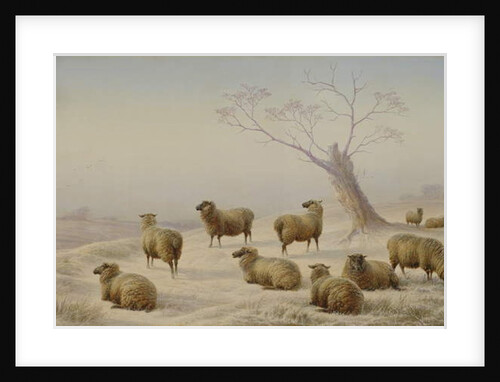 Sheep in Snow, 1880 by Charles Jones