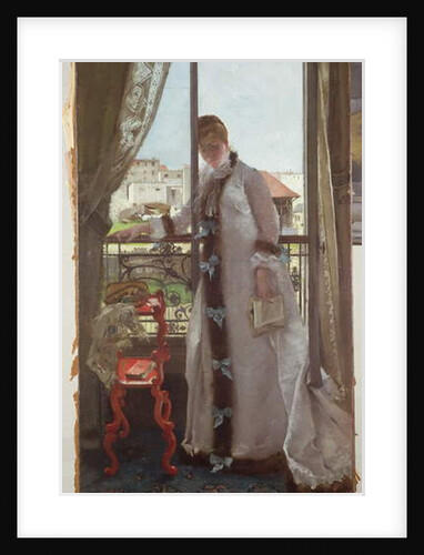 Woman at an Open Window, 1875 by Ernest Ange Duez