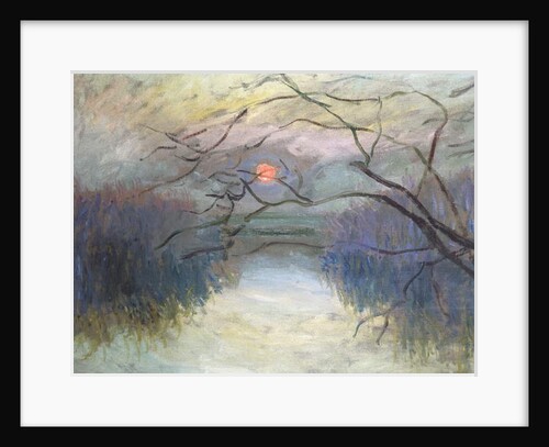 Sunset on the Seine at Vétheuil, 1880 by Claude Monet