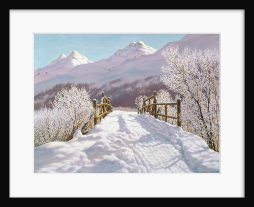 Silver Frost, Engadine, 1910 by Ivan Fedorovich Choultse