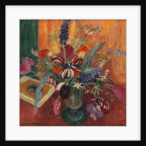 Lupins and tulips, c.1925 by Mildred Bendall