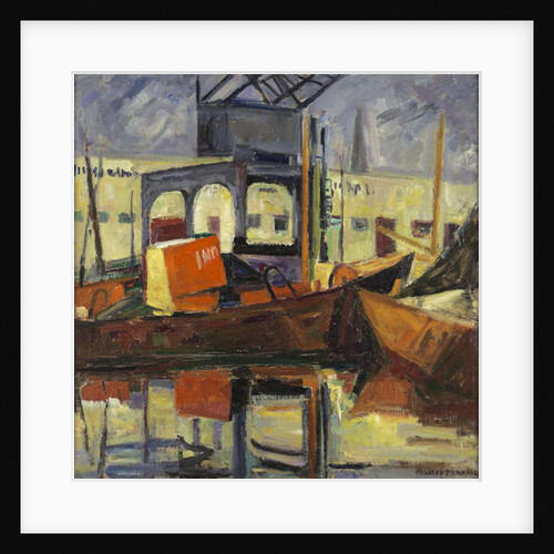 The harbour of Bordeaux, c.1945 by Mildred Bendall