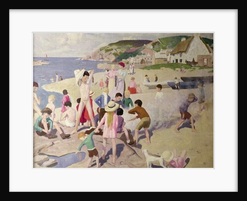 Beach Scene, c.1925 by Ernest Procter