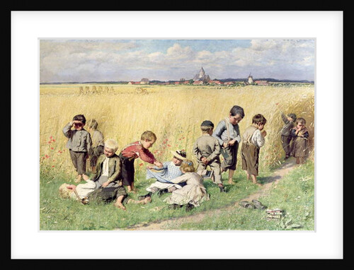 The Route to School by Emile Claus