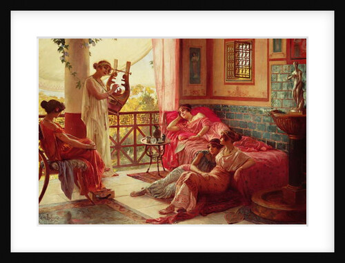 The Lyre Player by Georges Marie Rochegrosse