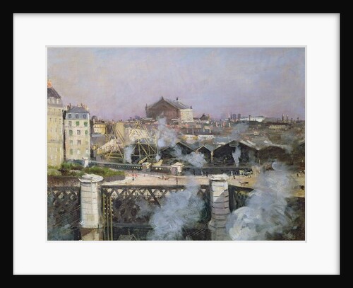 Le Pont de L'Europe by Norbert Goeneutte