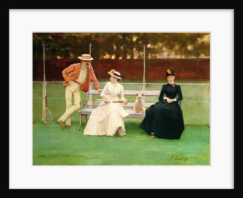 The Tennis Match by John Lavery
