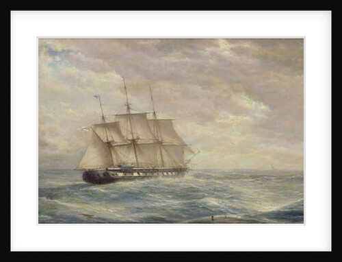 British Ship on the High Seas, 1876 by Isaac Walter Jenner