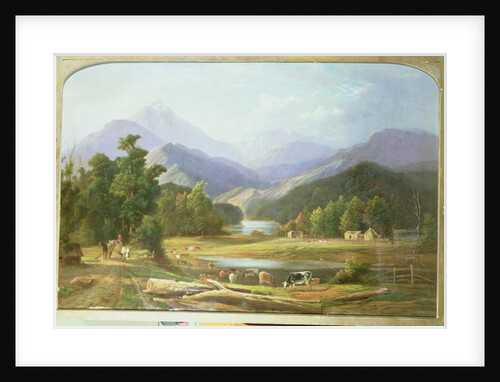 New Zealand Landscape, 1872 by Ebenezer Wake Cook