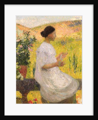 The Blue Dress, 1917 by Henri Jean Guillaume Martin