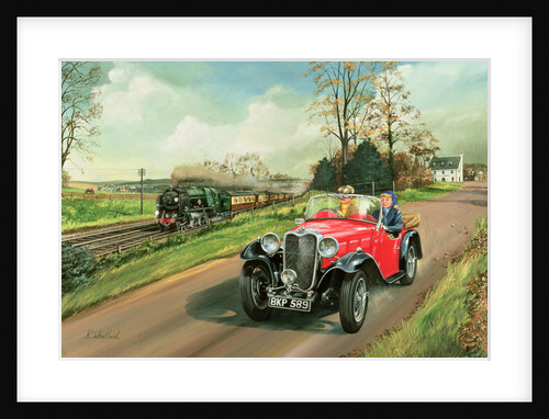 Racing the Train, 1995 by Richard Wheatland
