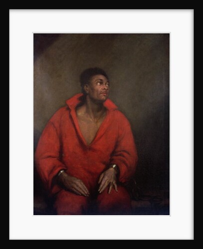 Portrait of a Slave in Chains by English School