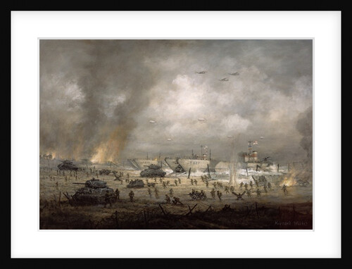 The Tanks Go In, Sword Beach by Richard Willis