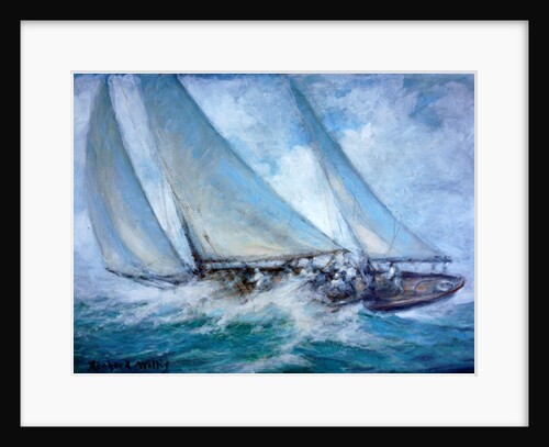 Classic Yacht - 'Twixt Wind and Water' by Richard Willis