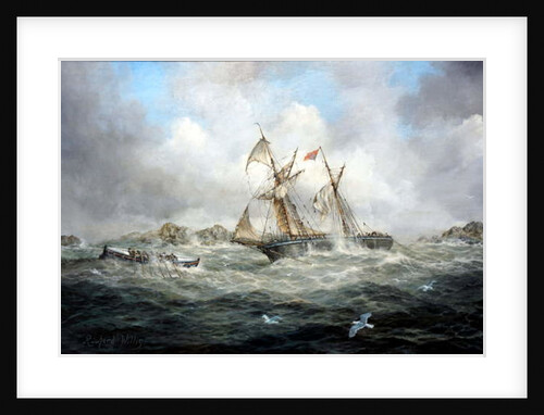 A Storm at Sea by Richard Willis