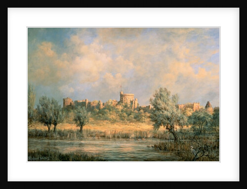 Windsor Castle: from the River Thames by Richard Willis