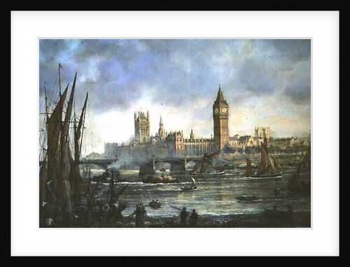 The Houses of Parliament and Westminster Bridge by Richard Willis