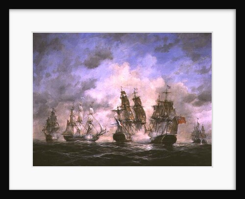 19th Century Naval Engagement in Home Waters by Richard Willis