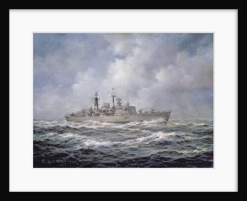 H.M.S. Exeter, Type 42 Destroyer, 1990 by Richard Willis