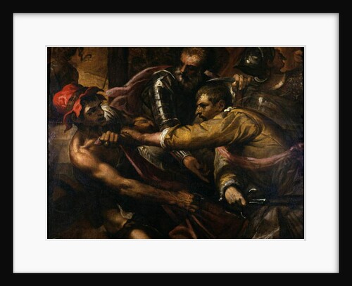 Soldiers disputing clothes by Jacopo (c.1480-1528) Palma