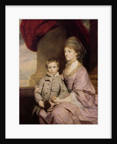 Elizabeth Herbert, Countess of Pembroke and her son George, Lord Herbert 1764-67 by Joshua Reynolds