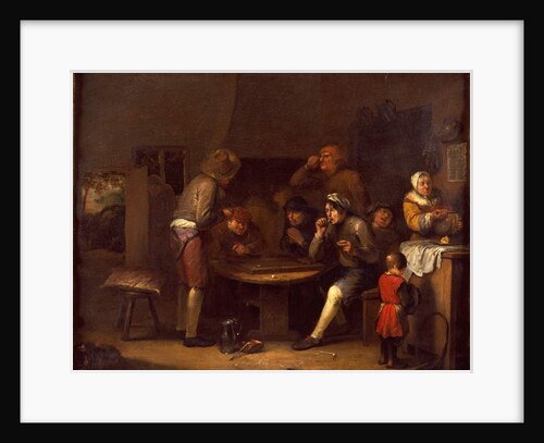 Interior of a farmhouse, 1677 by Egbert van the Elder Heemskerck