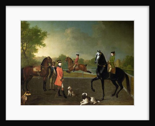 Henry, 10th Earl of Pembroke, and his son George Augustus, Lord Herbert by David Morier