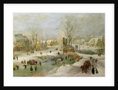 Winter Scene in Holland, 17th century by Jan the Elder Brueghel