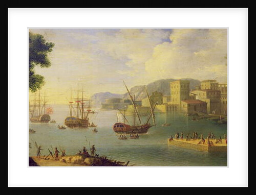 The Port of Leghorn by Antonio Maria Viviani