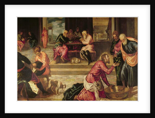 Christ Washing the Feet of the Disciples by Jacopo Robusti Tintoretto