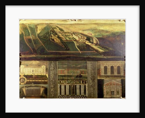 Topographical view of Wilton House by Leendert or Leonard Knijff