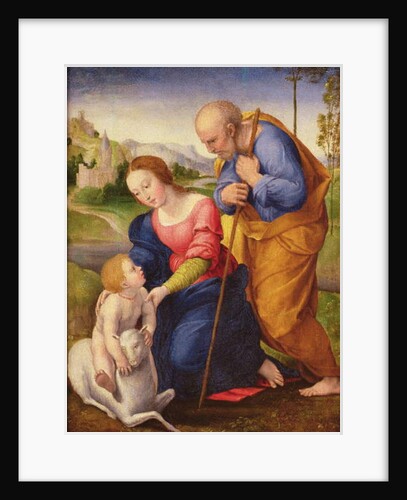 The Holy Family with the Lamb by Giovanni Francesco Penni