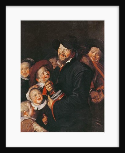 Man Amusing Children with a Rummel by Frans Hals