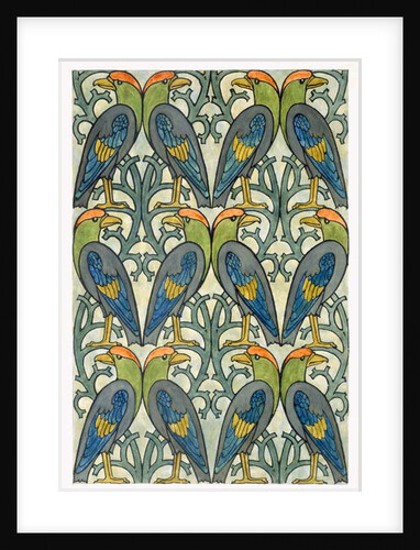 Parrot design by Charles Francis Annesley Voysey