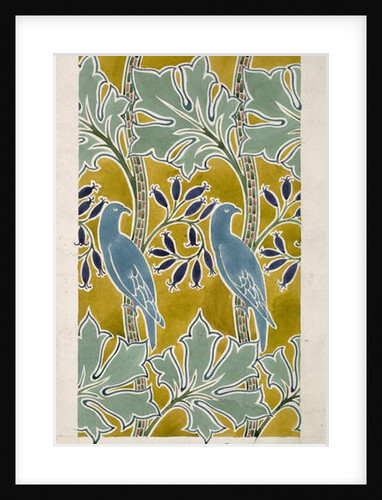 Design for 'New Silk Cloth', May 1901 by Charles Francis Annesley Voysey