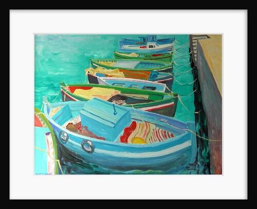 Blue Boats, 2003 by William Ireland